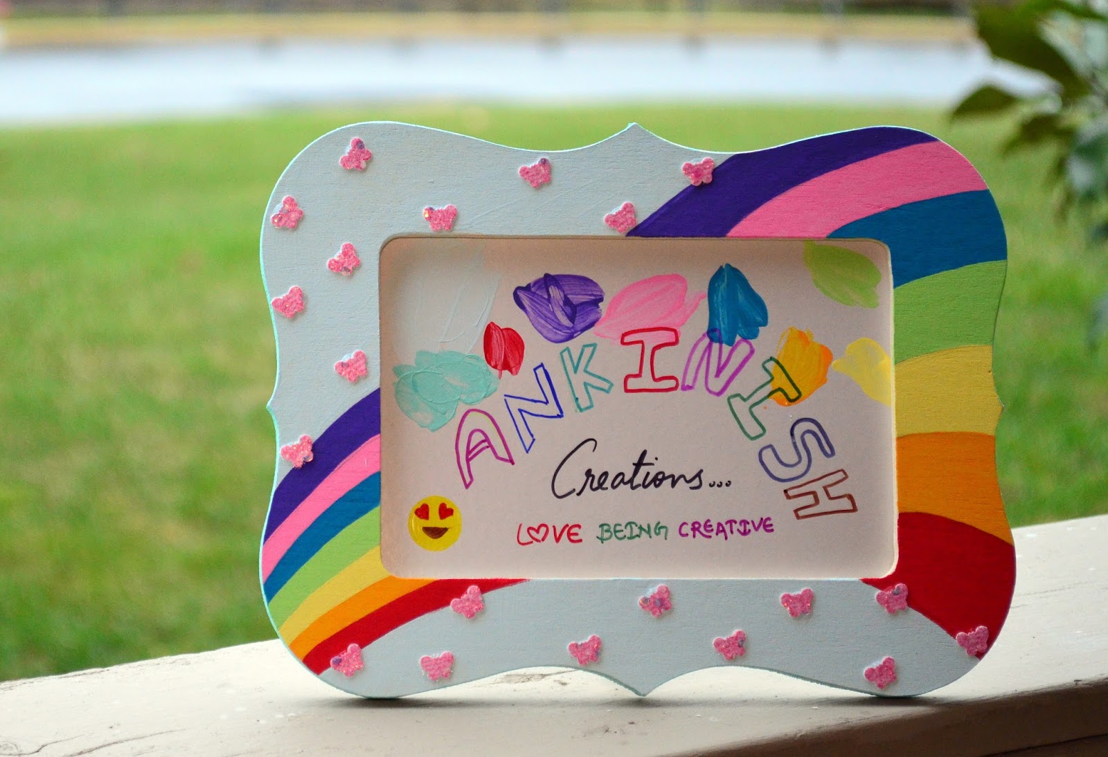 ANKINISH Creations Rainbow photo frame