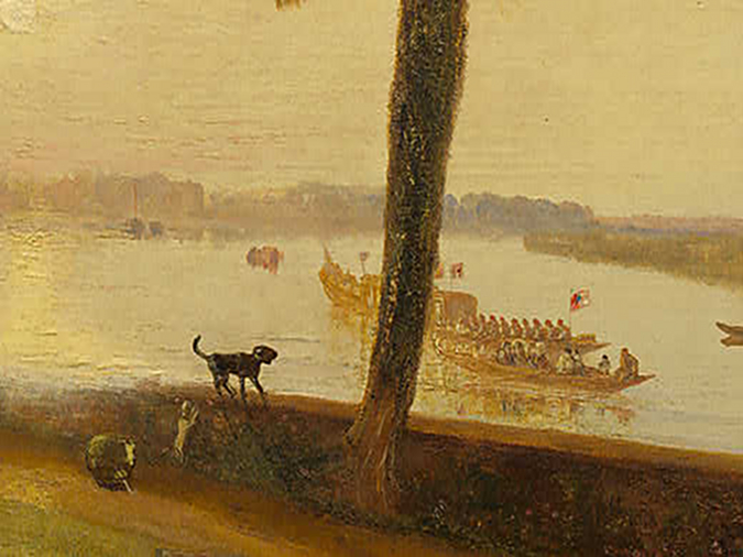 Notes from the Pack - The Story of Dog. Details of dogs in paintings by JMW Turner.