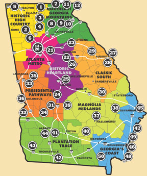 50 Places to See in Georgia