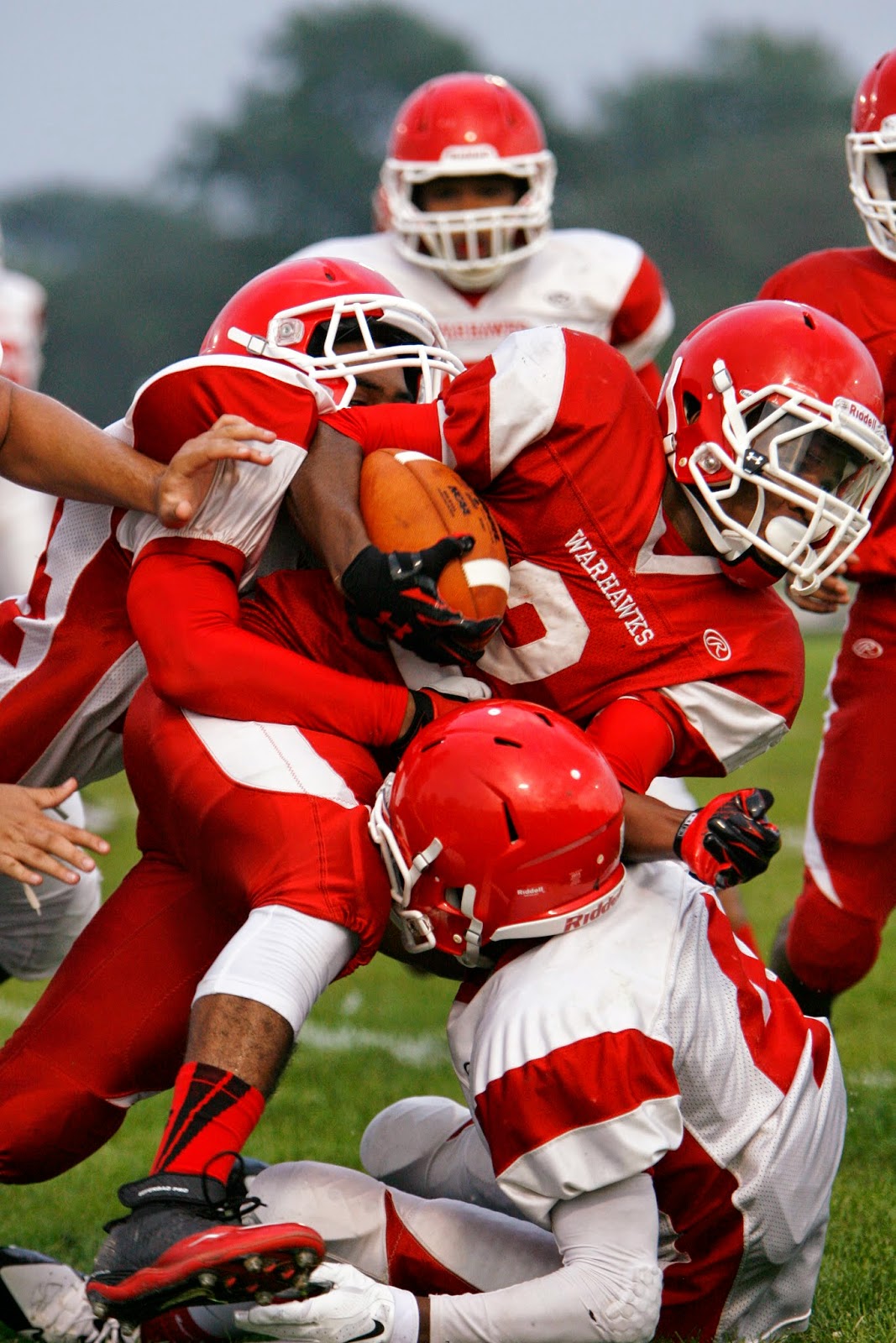 Mark Kodiak Ukena: North Chicago High School's Red vs White Inter-Squad