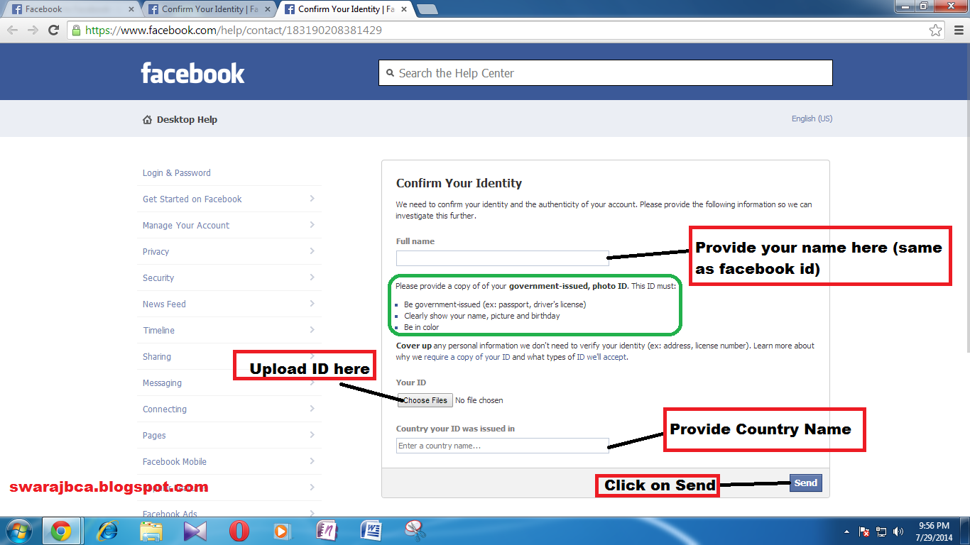 We can confirm. Facebook confirm your Identity. Confirm account. Please confirm your Identity. Upload ID Facebook.