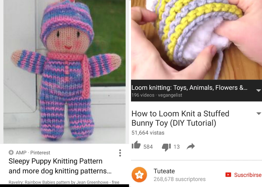 Knitting loom doll HANDBOX