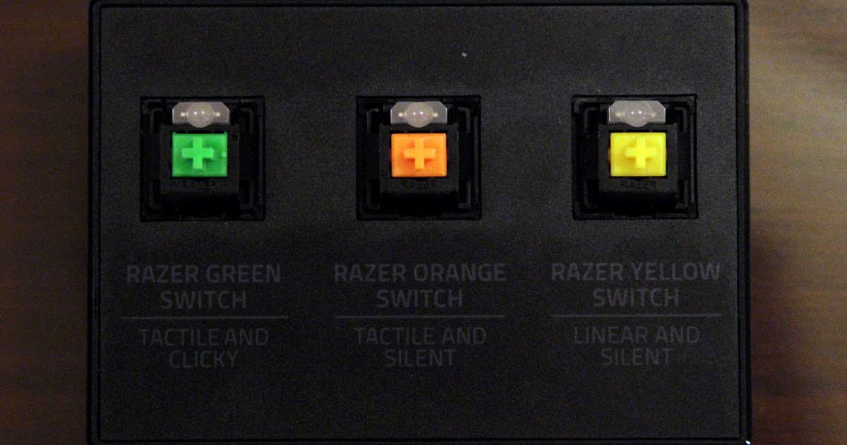 Mechanical Keyboard Tryout Razer announces new gamer friendly