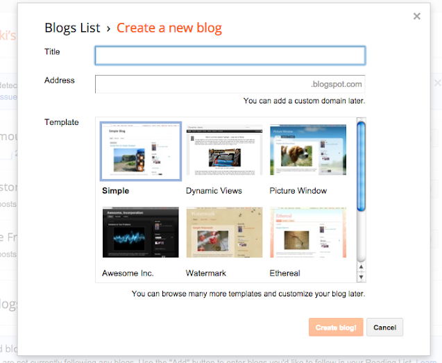 Blogger - jak założyć darmowego bloga