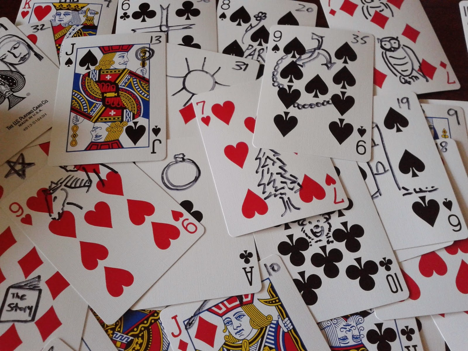 how to make tarot cards out of playing cards