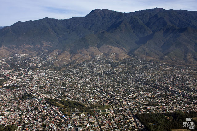 vista aerea de la ciudad de oaxaca