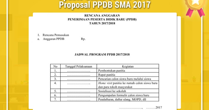 Proposal Ppdb 2020 Best Proposal Team Tools / Contoh