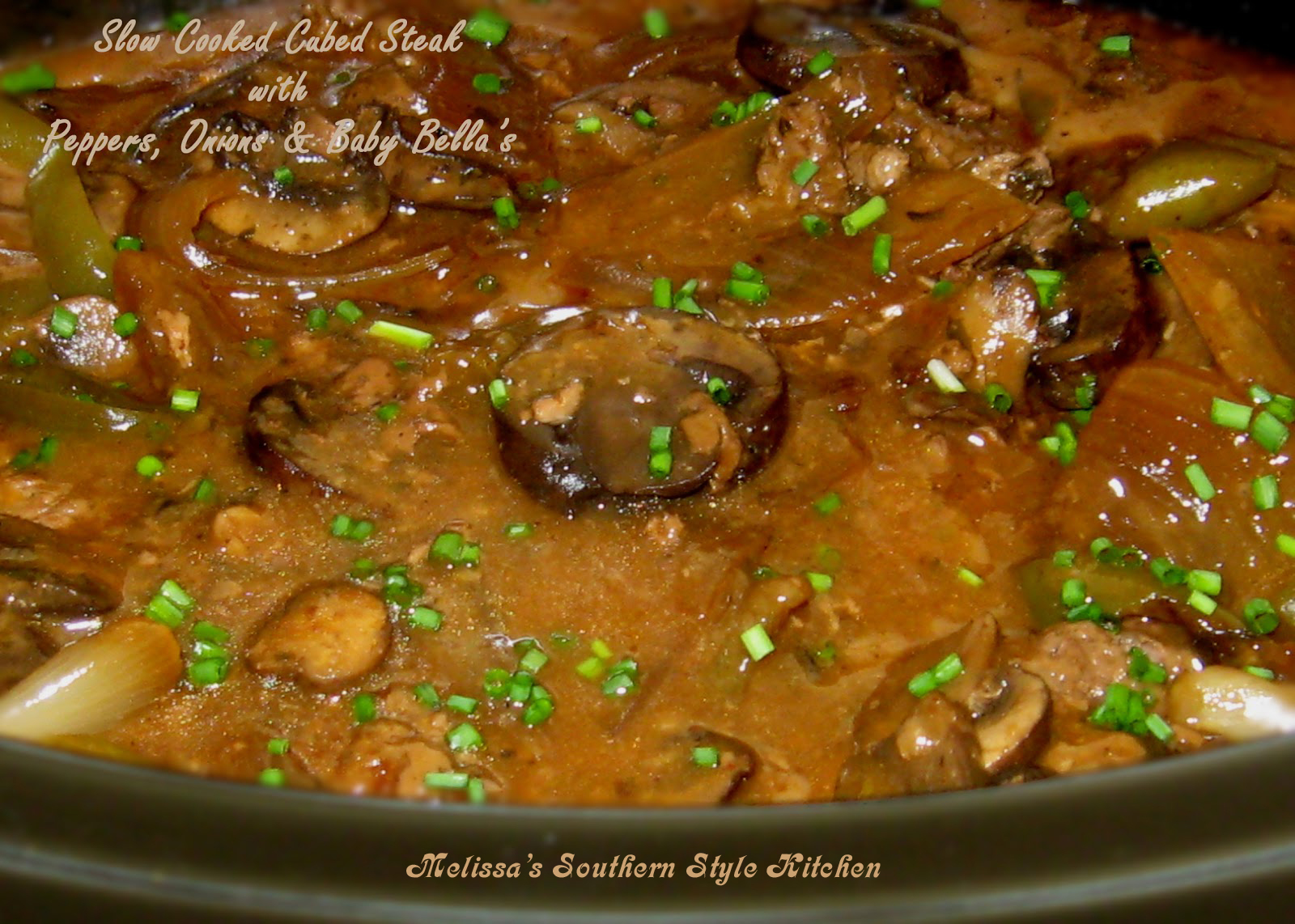 Slow Cooker Cubed Steak With Onions / The Country Cook Crock Pot Cube