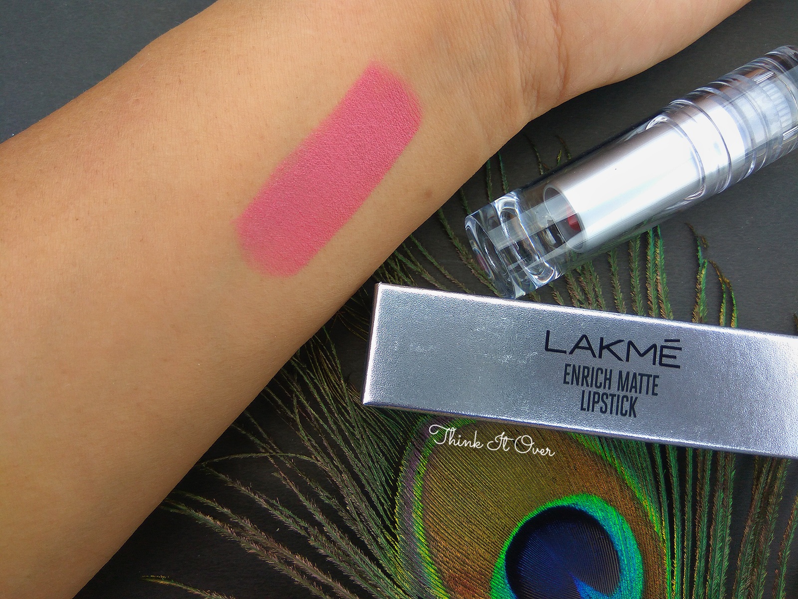 Lakme Enrich Matte Lipstick in Shade PM14: Review, Swatch & Price