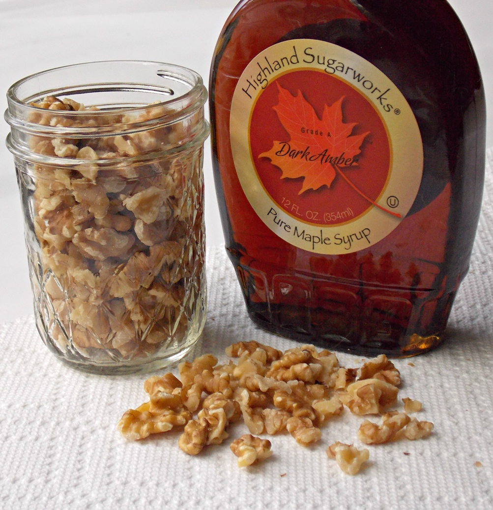 Mystery Lovers' Kitchen How to Make Wet Walnuts Easy MapleWalnut Caramel Topping for Ice