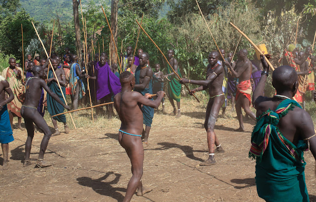 SURI PEOPLE: AFRICA`S MOST SKILLFUL STICK-FIGHTING WARRIOR TRIBE