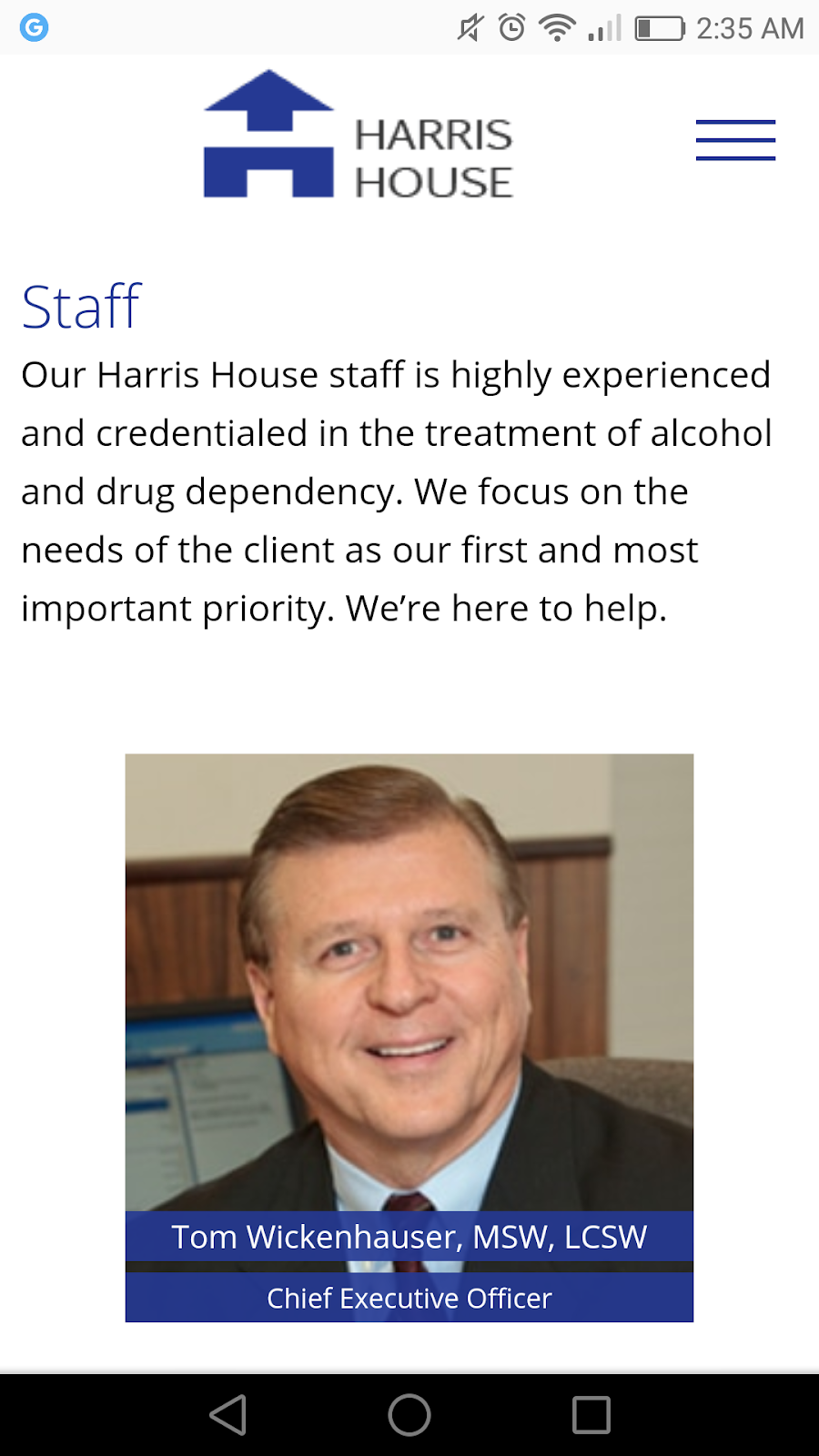 Tom Wichenhauser Margery Marshall tom wickenhauser harris house st