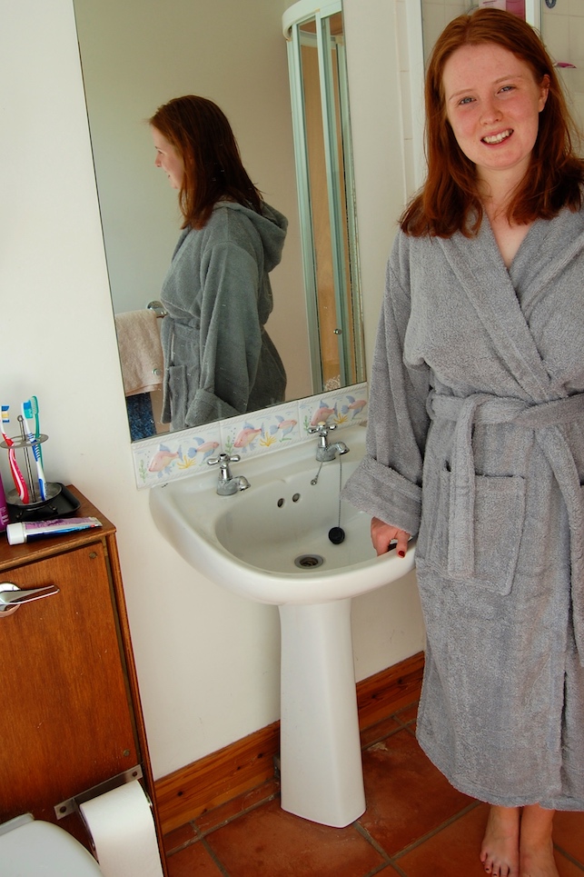 The Towel Shop Egyptian Cotton Bathrobe G is for Gingers