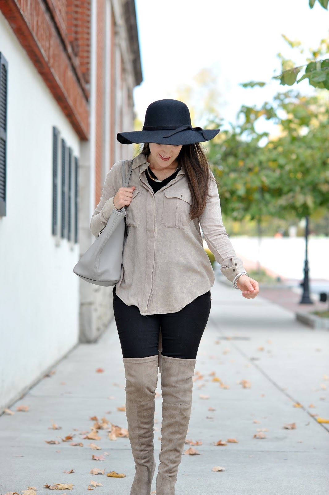 Fall Neutrals from Zaful, fall fashion, fall outfit ideas, over the knee boots, atlanta style blogger, outfit of the day, thanksgiving outfit ideas