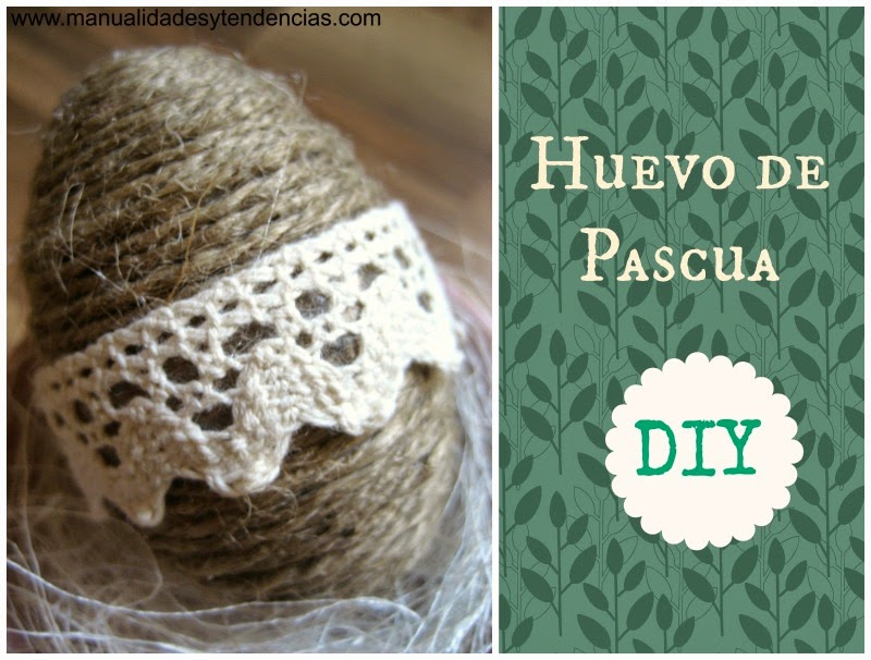 tutorial huevo de Pascua de poliespan / styrofoam Easter egg DIY / oeuf de Pâques