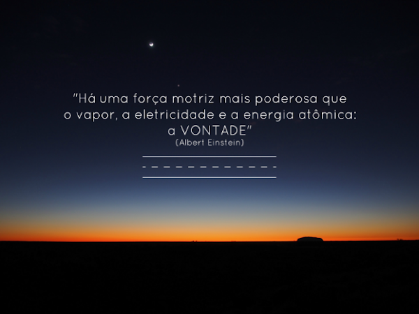 Sobre: [Força de] Vontade