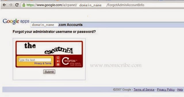 reset domain password