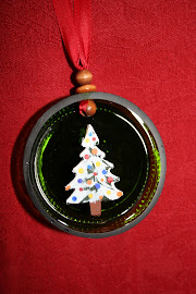 Carved Christmas Tree Ornament