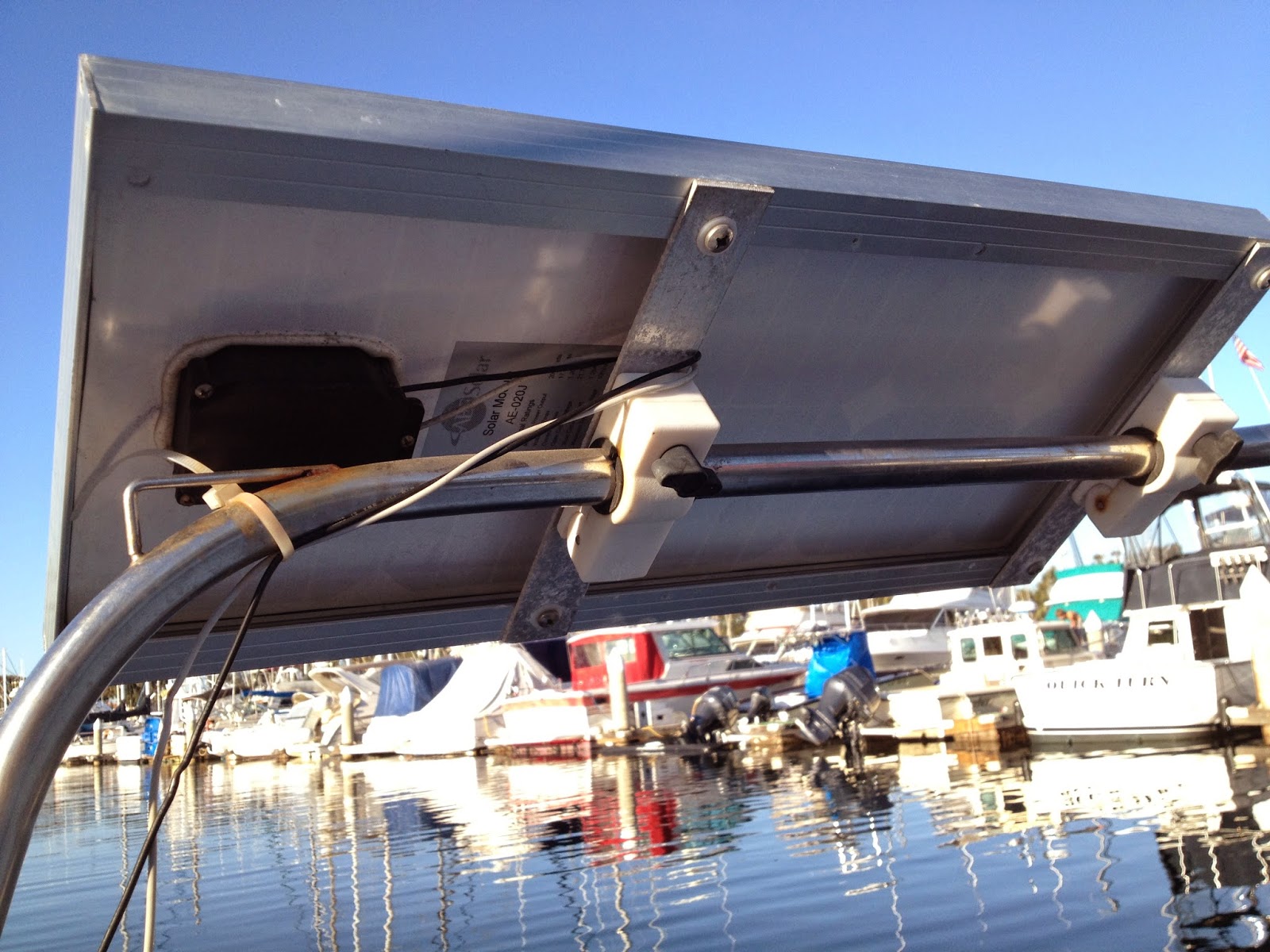 Captain Curran's sailing blog Solar panels for boats an easy installation guide.
