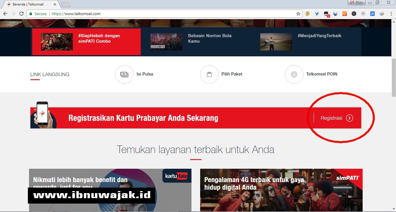 Mudahnya! Cara Registrasi Kartu Perdana Telkomsel Melalui Website