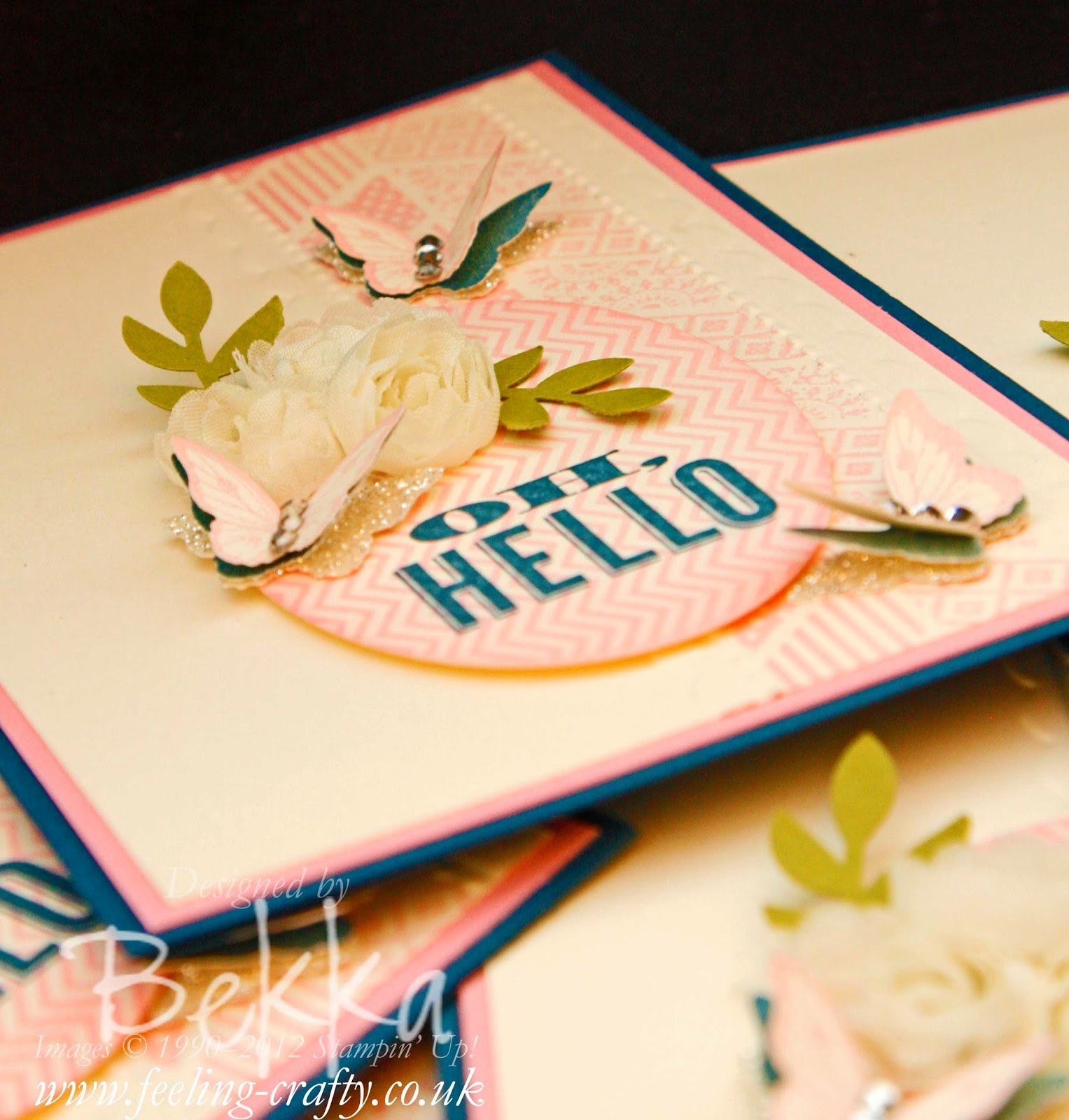 Oh Hello Stamps from Stampin' Up! or should that be Oh Goodbye - grab them here before they are gone at the end of June