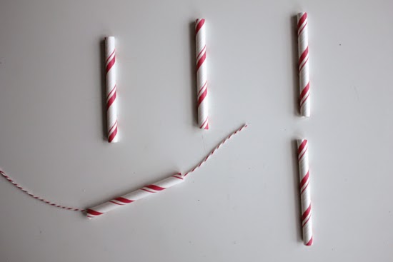 DIY Paper Straw Ornament