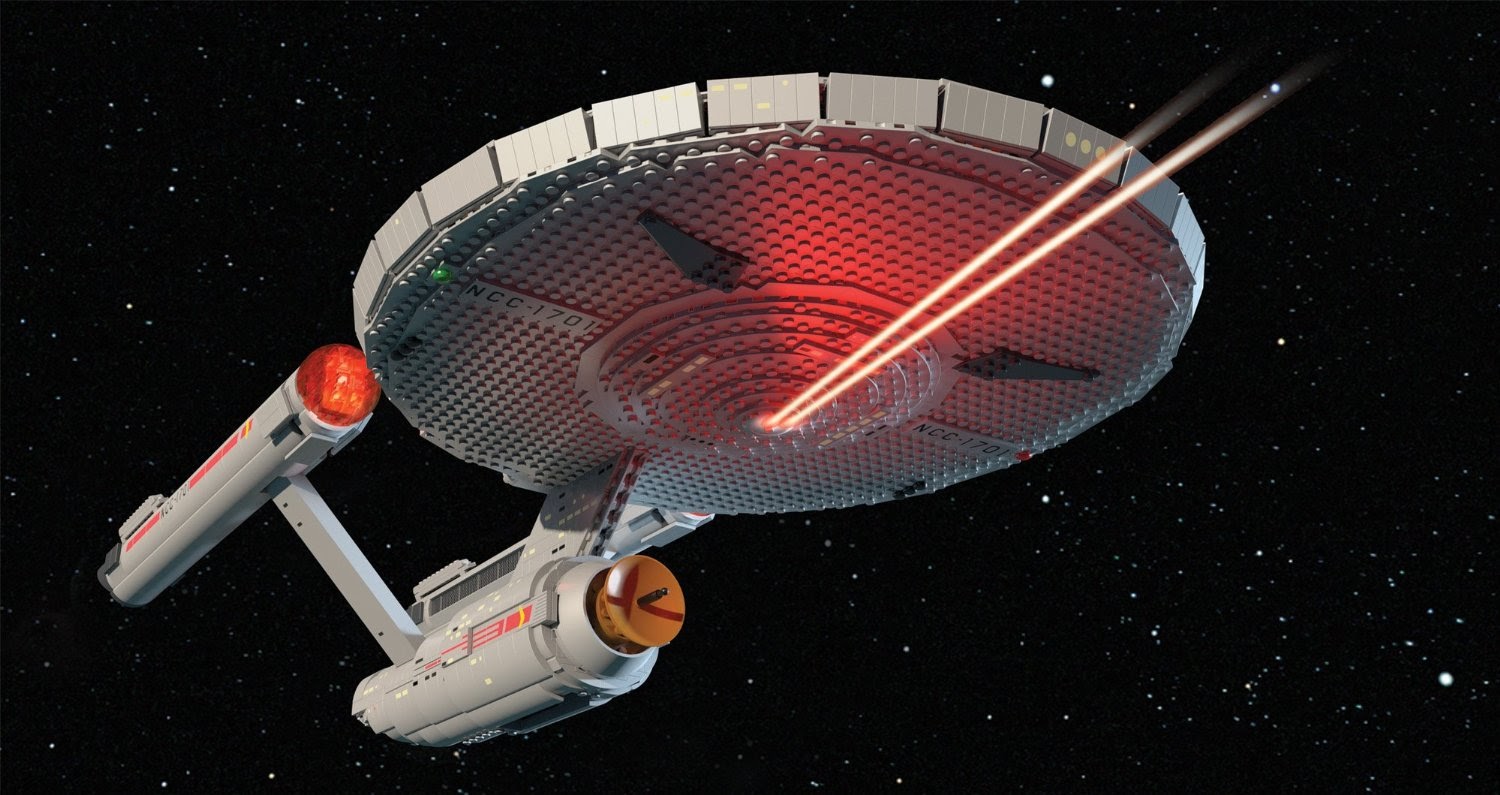 The Trek Collective: Behold the huge Mega Bloks USS Enterprise