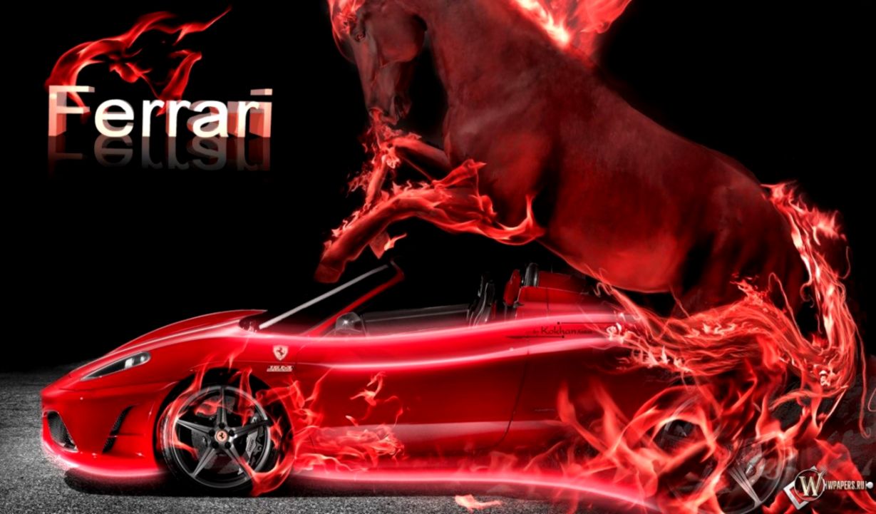 Track Red Ferrari Car Hd Wallpaper | Best Free HD Wallpaper