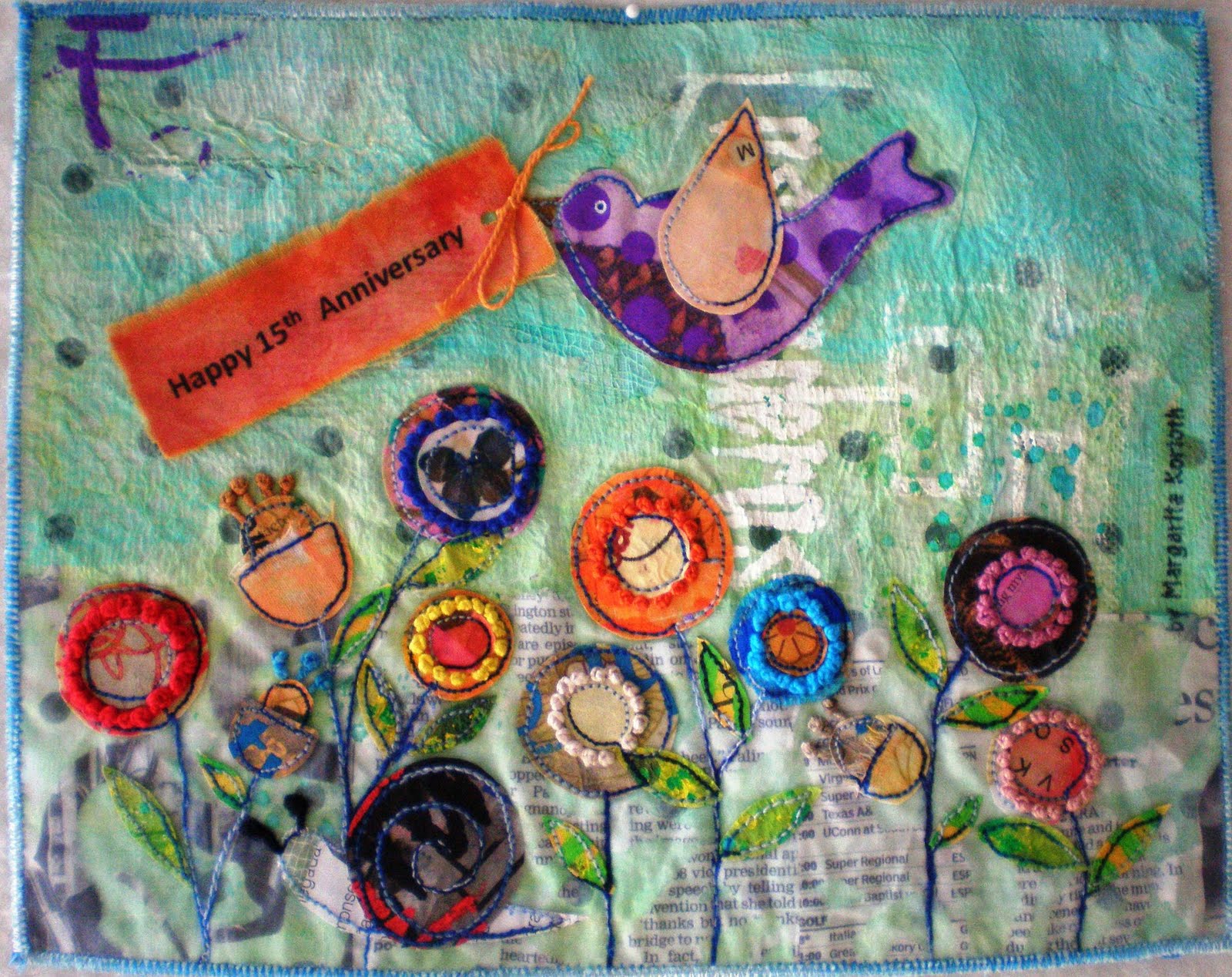 Margas Crafts laminated paper piece