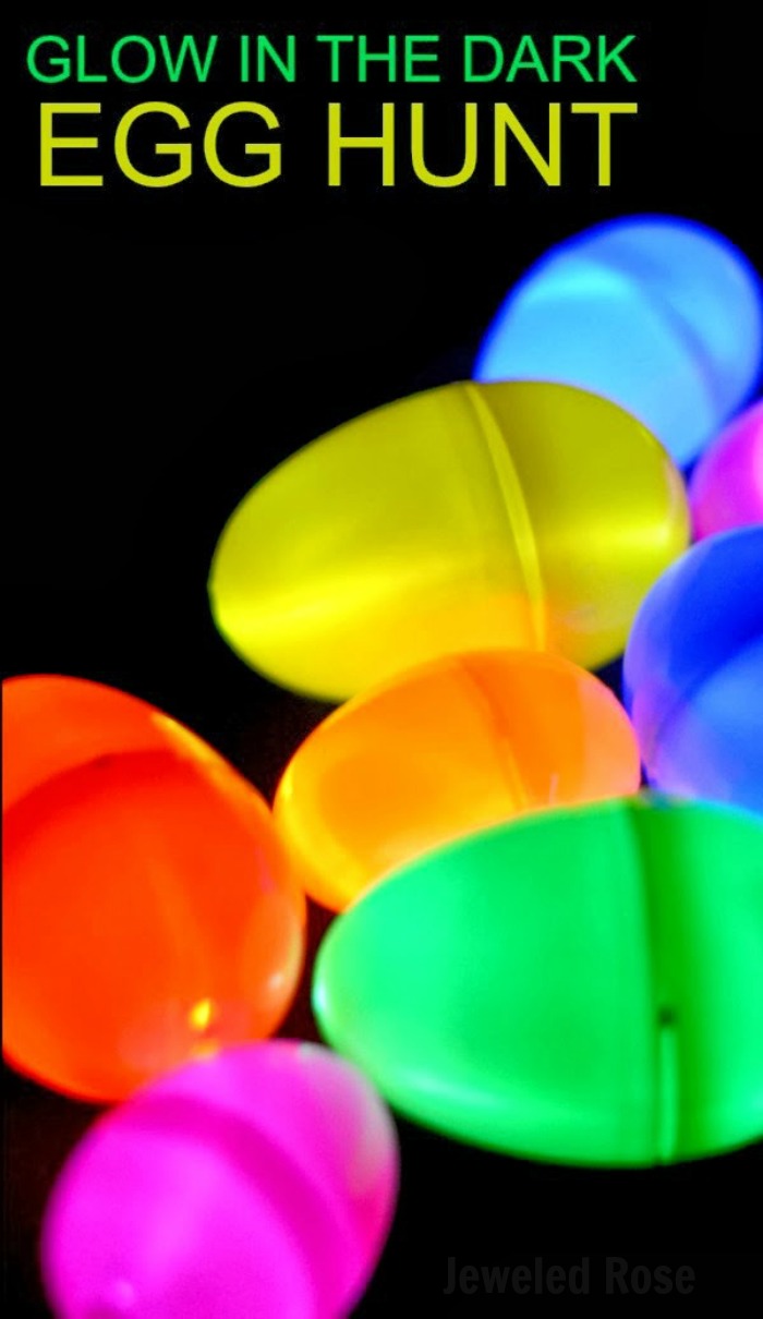 GlowintheDark Easter Egg Hunt Growing A Jeweled Rose