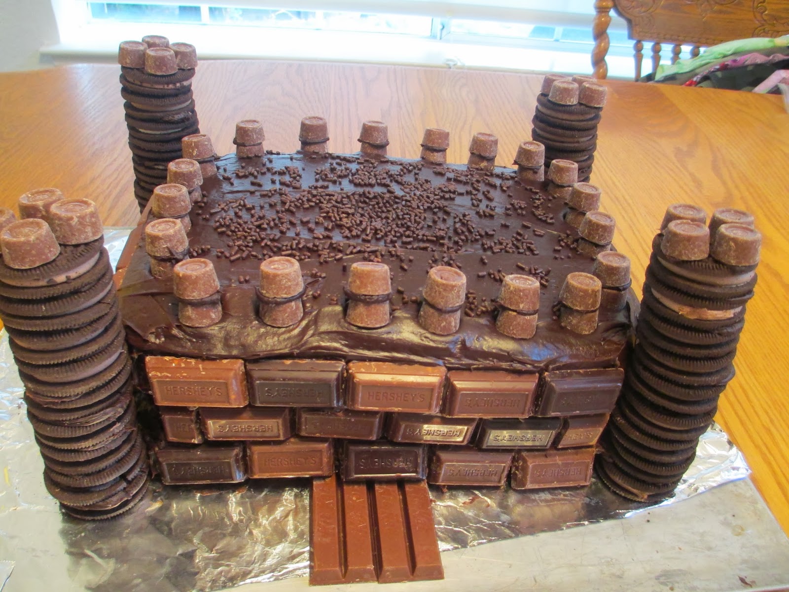 Dishing Up Books! Chocolate Cake Castle