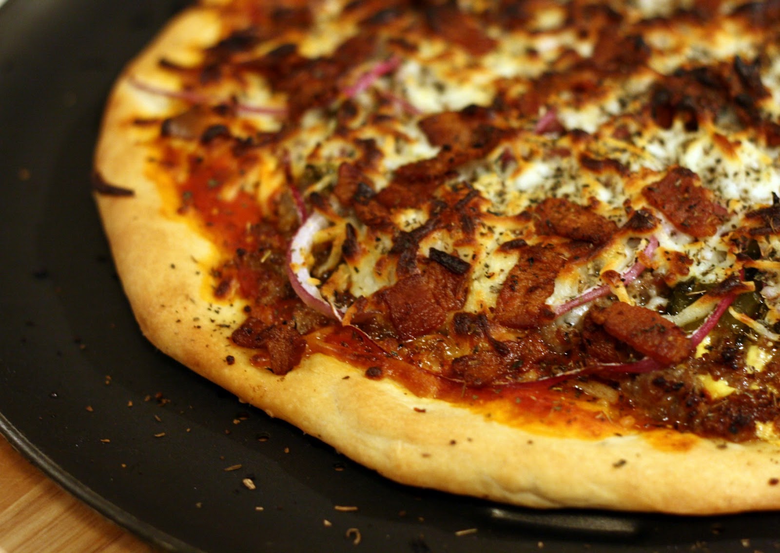 The Mother Load Bacon Cheeseburger Pizza