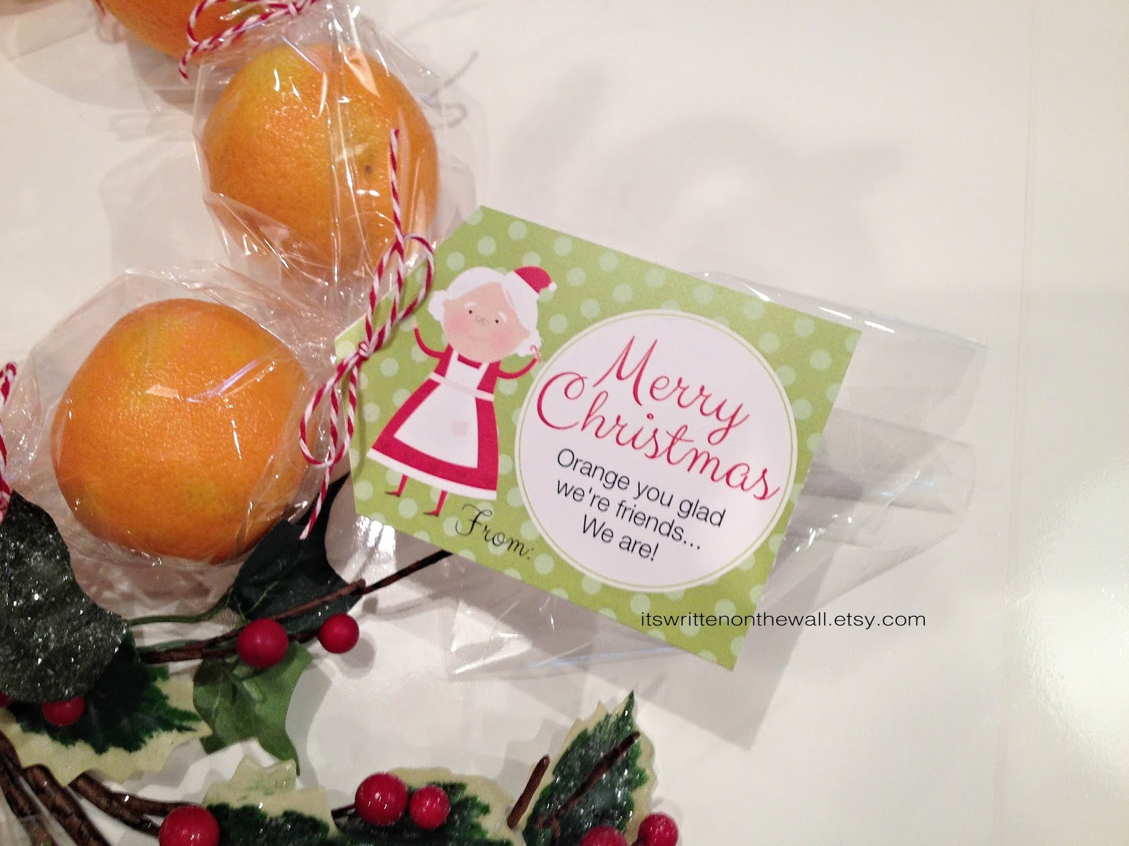 Neighbor Christmas Gifts: Orange You Glad It's Christmas? - Simply Rebekah