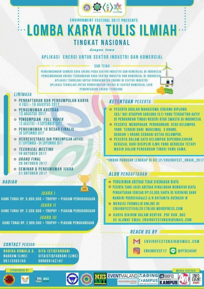 Lomba Menulis Esai Nasional 2017 di UGM Lomba Menulis Esai Nasional 2017 di UGM