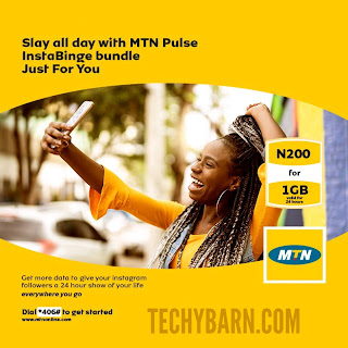 slay all day with MTN Pulse Instabinge bundle