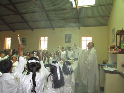 Erstkommunion in der Mina Candelaria