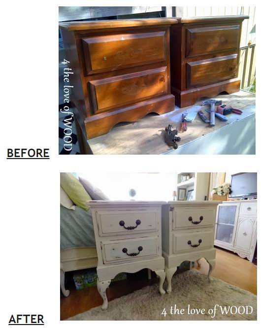4 the love of wood HOW TO ADD LEGS to nightstands