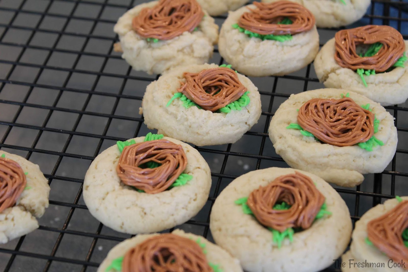 The Freshman Cook Bird's Nest Thumbprint Cookies / SpringSweetsWeek