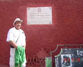 Don Zeferino Nandayapa y Adolfo Guzmán. Chiapa de Corso, Chis.