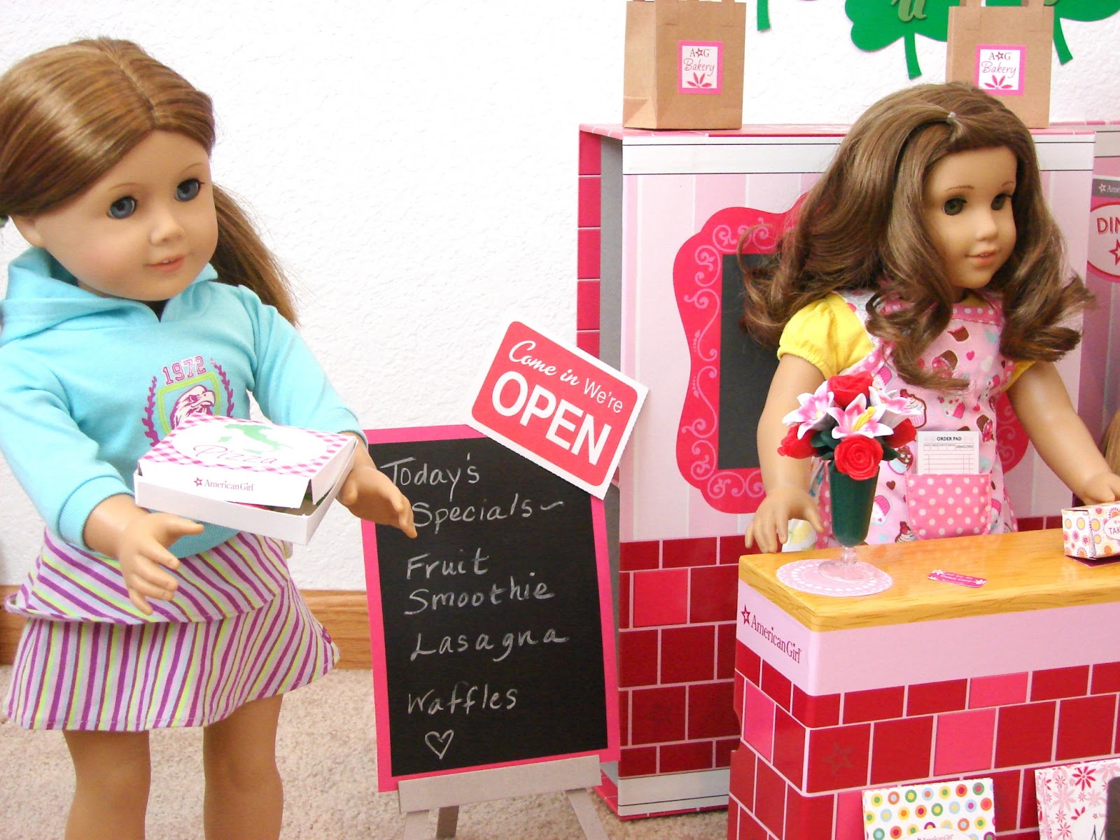 american girl deluxe diner set