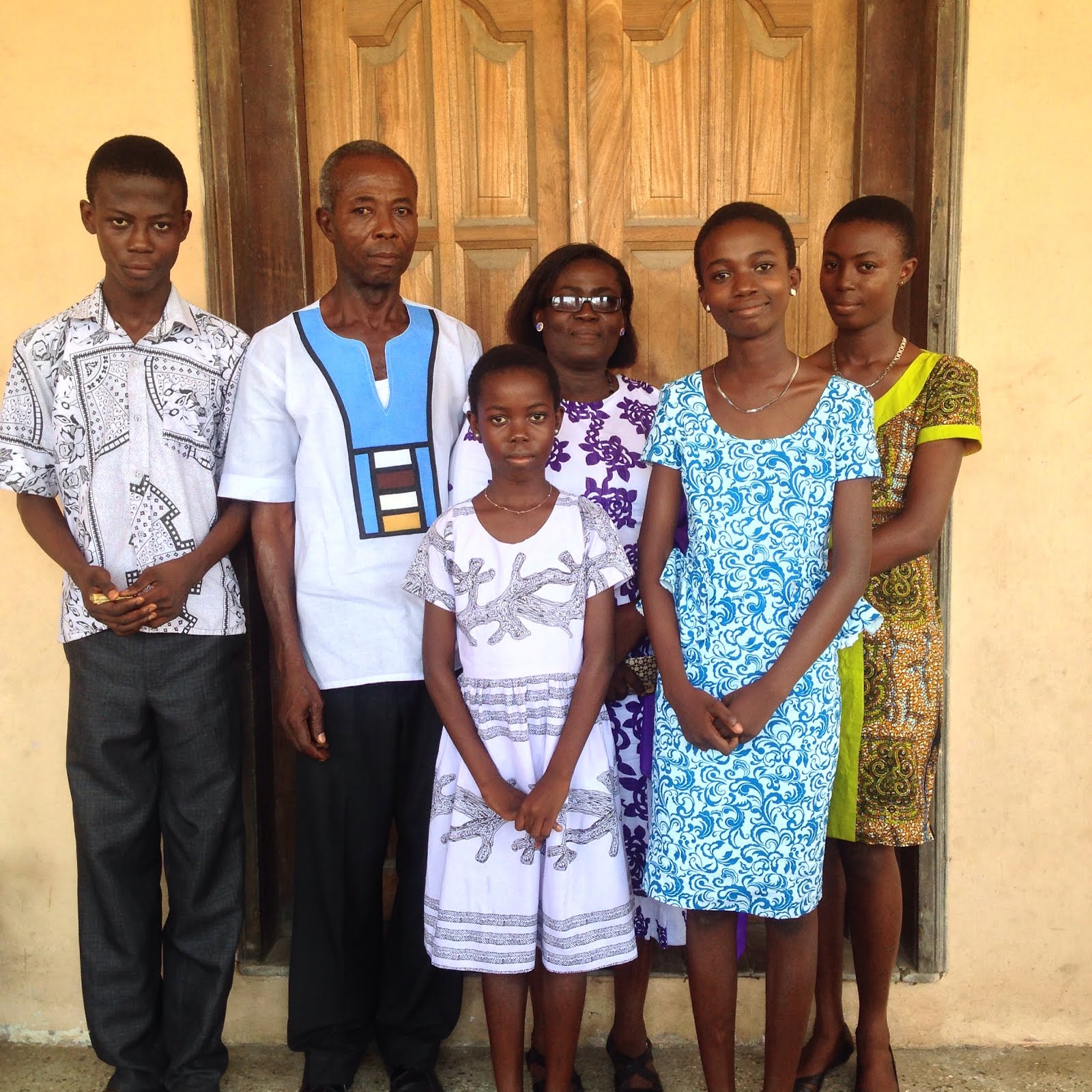 Family from Kojokrom Bible Study