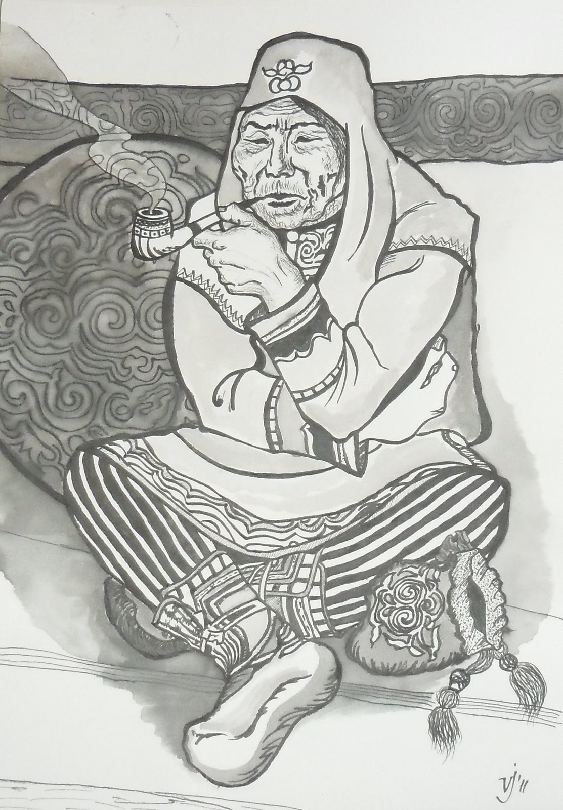 Шаманы Алтая рисунок