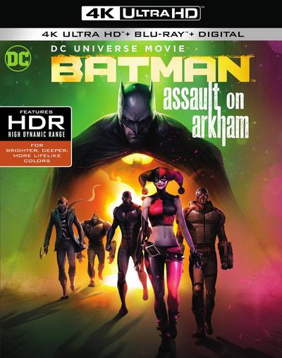 Batman: Assault On Arkham (2014) 2160p HDR BDRip Dual Latino-Inglés [Subt. Esp] (Animación. Thriller)