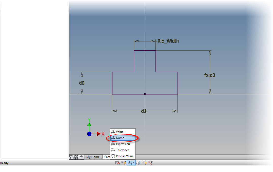 Dimensions shown as name