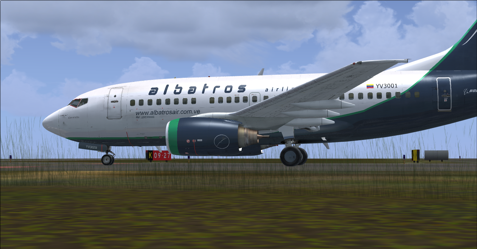[fsx P3d] Pmdg Boeing 737 600ngx Albatros Airlines Yv3001