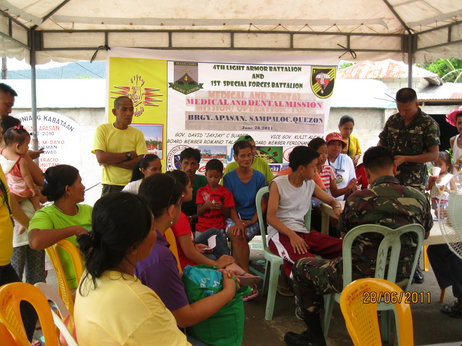 4th Light Armor (Masigasig) Battalion Journal: Medical & Dental Mission ...