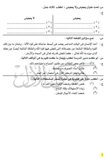 خلاصة التعبير الوظيفى والإبداعى لامتحان الثانوية العامة 2016 6