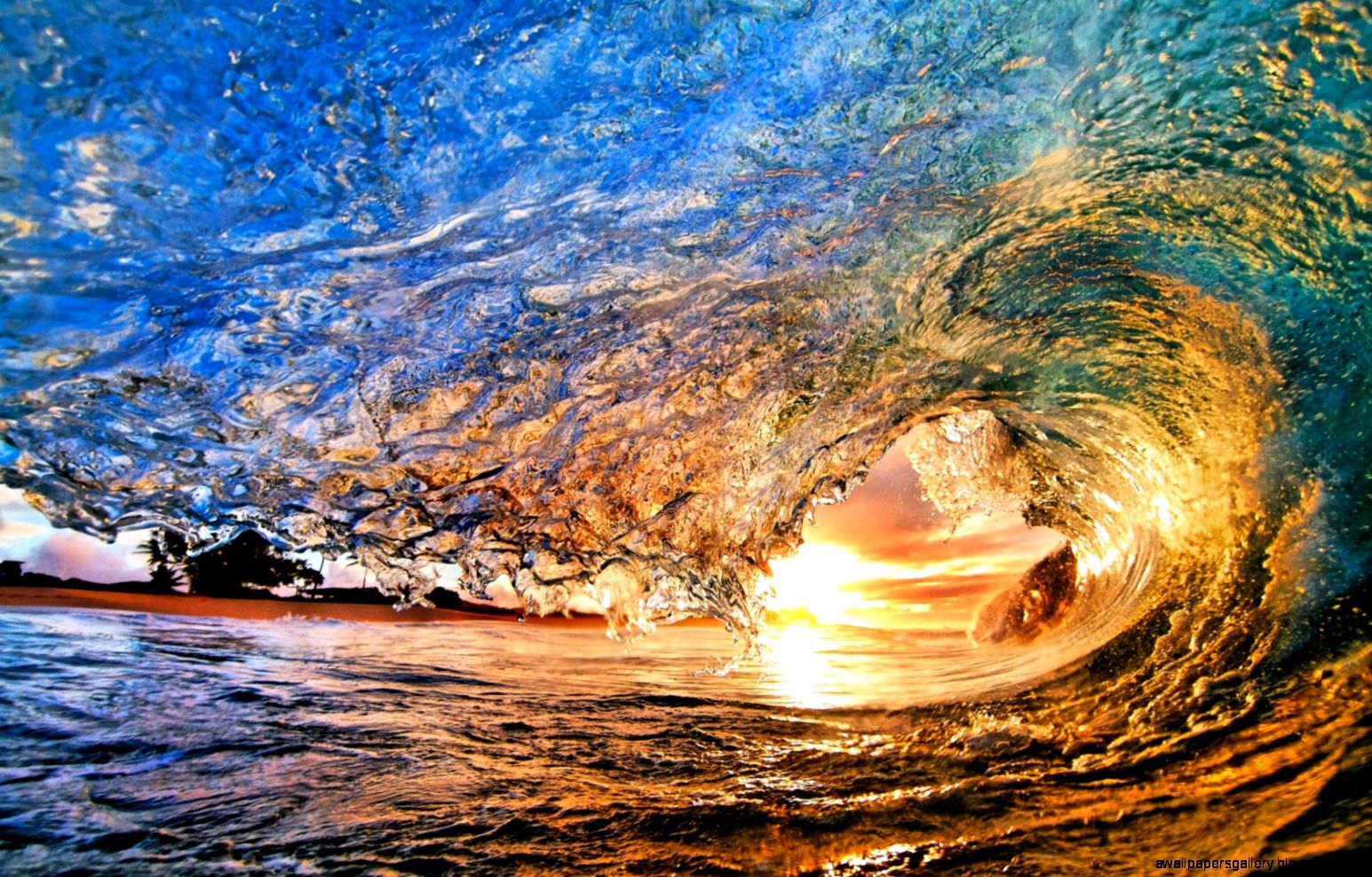 Beach Waves Wallpaper Desktop