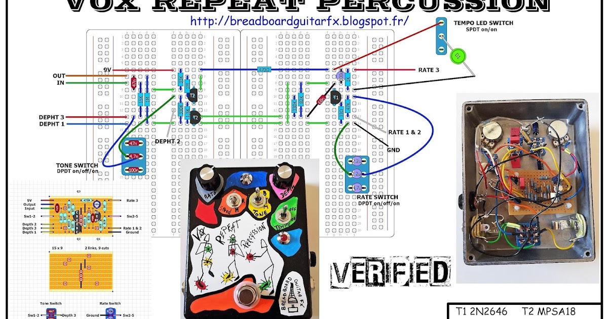 BREADBOARD GUITAR FX: Vox Repeat Percussion