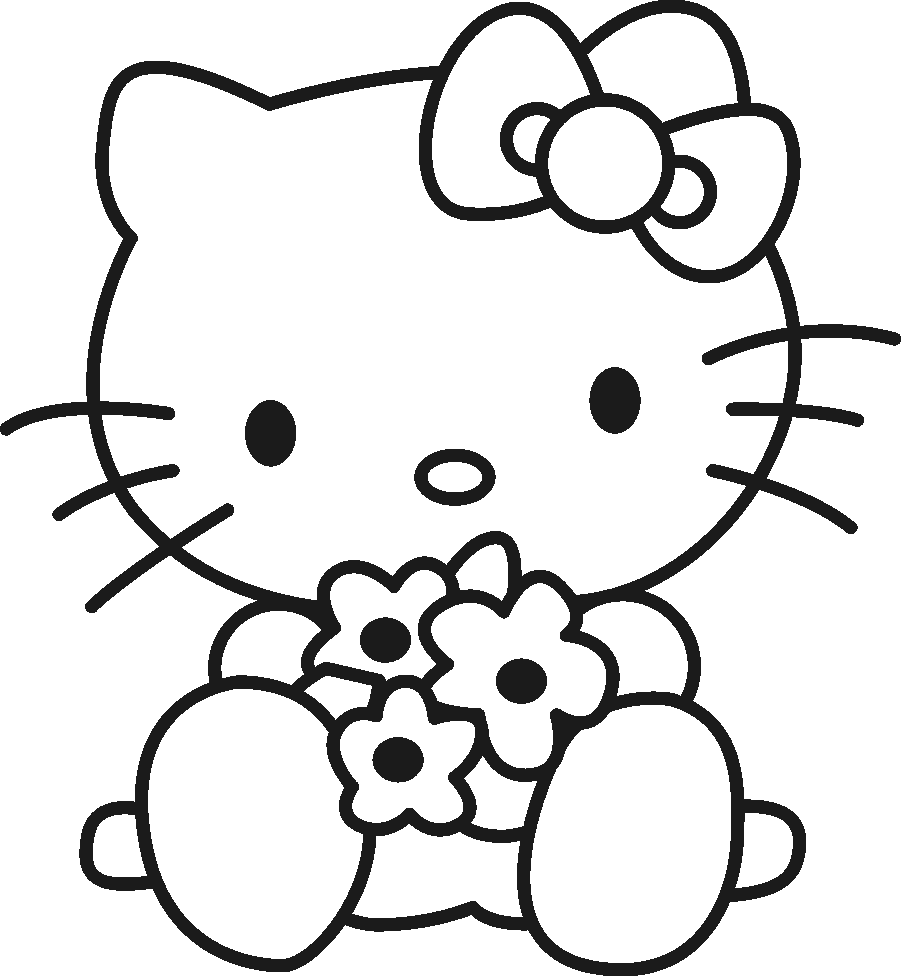 i love you hello kitty coloring pages - photo #24
